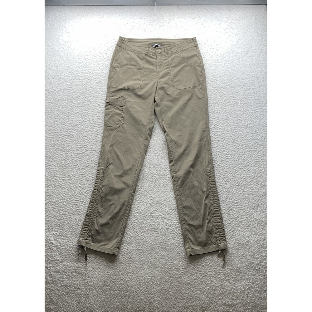 The North Face Mapleton Tech Pants Womens‎ 6 31x31 Beige Utility Hiking Outdoors